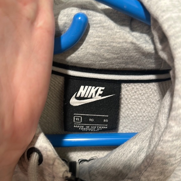 Nike Heather Gray Full-Zip Hoodie - Picture 5 of 5